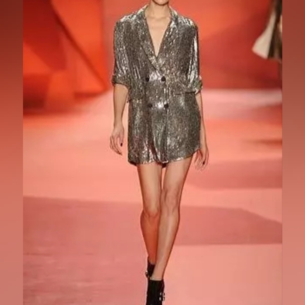 3.1 Phillip Lim Silk Sequin Blazer Dress